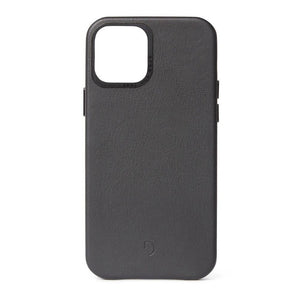 Decoded iPhone 12 Mini Leather Back Cover - Black