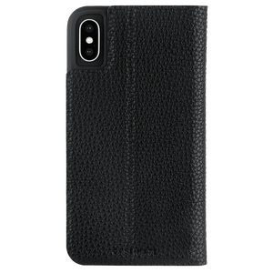 Case-Mate iPhone XS / iPhone X Barely There Folio Case - Black